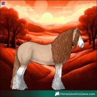 Horse Color:Red Dun Roan Splash Frame Rabicano 