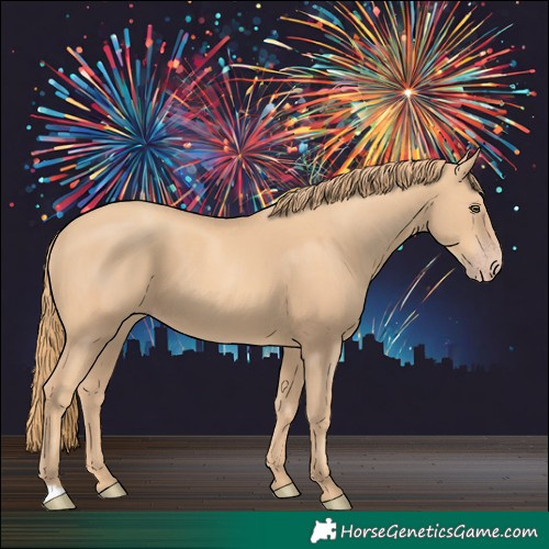 Horse Color:Gold Champagne 