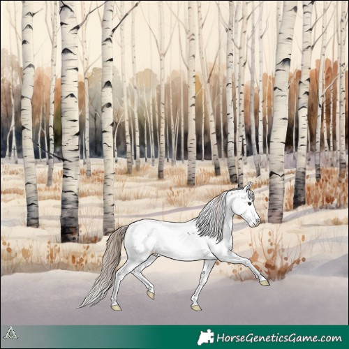Horse Color:Liver Chestnut Sabino Splash Snowflake Varnish