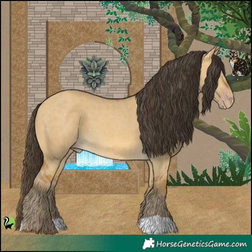 Horse Color:Sable Cream Champagne Dun 