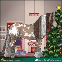 Horse Color:White Spotted Classic Champagne 