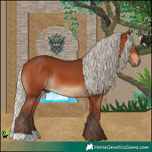 Horse Color:Silver Brown 