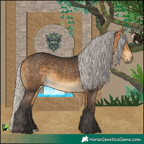 Horse Color:Silver Buckskin 