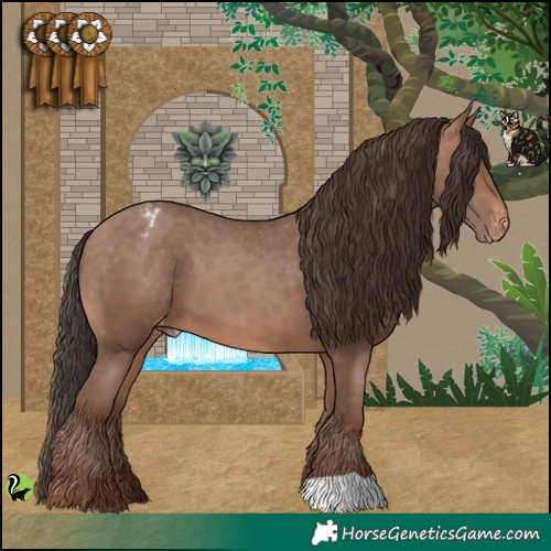 Horse Color:Sable Champagne Varnish 