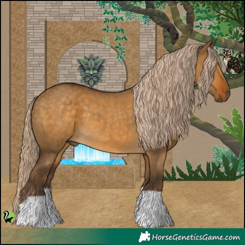 Horse Color:Chocolate Palomino Dun 