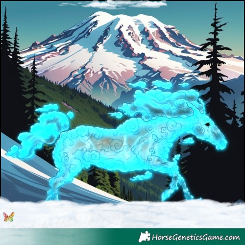 Horse Color:Void Thunderstruck White Spotted Bay Onyx 