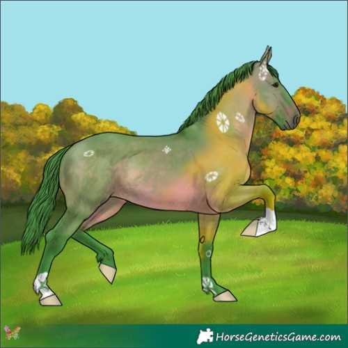 Horse Color:Watercolor Brown Dun 