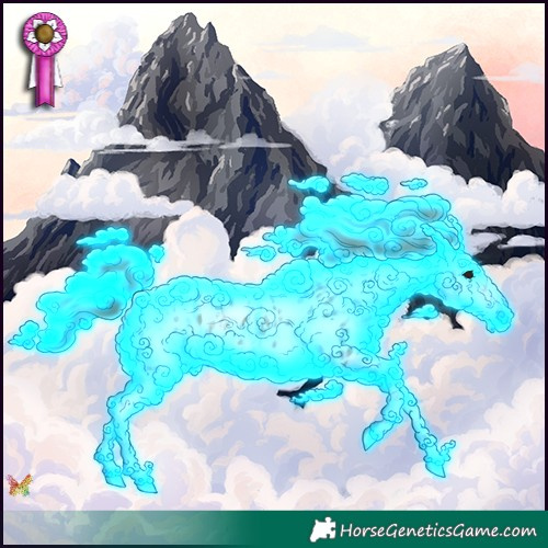 Horse Color:Thunderstruck Bay Ice Appaloosa Rabicano 