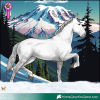 Horse Color:Gray Nacre Liver Red Dun Ice Onyx Sabino 