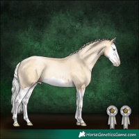 Horse Color:Silver Sable Cream Champagne Pearl Splash