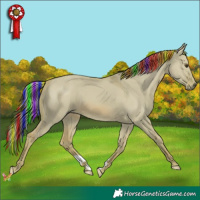 Horse Color:Painted Watercolor Red Dun 