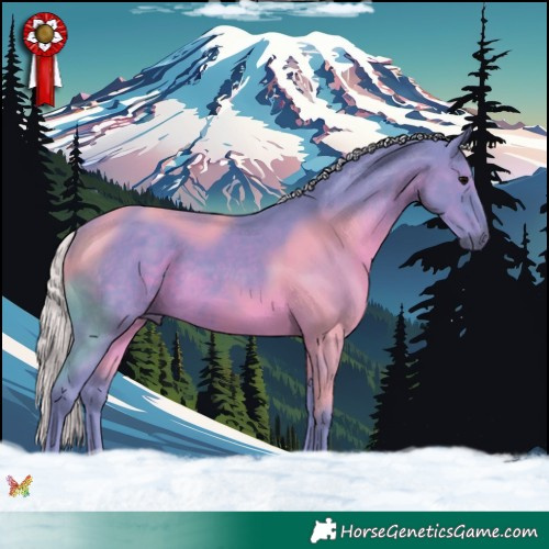 Horse Color:Watercolor Silver Black 