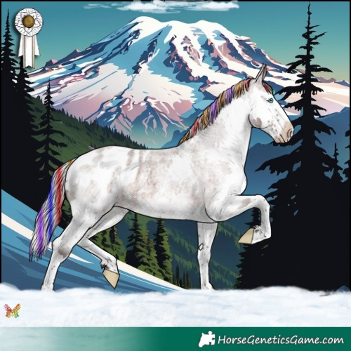 Horse Color:Painted White Spotted Silver Brown Roan Splash Blanket 