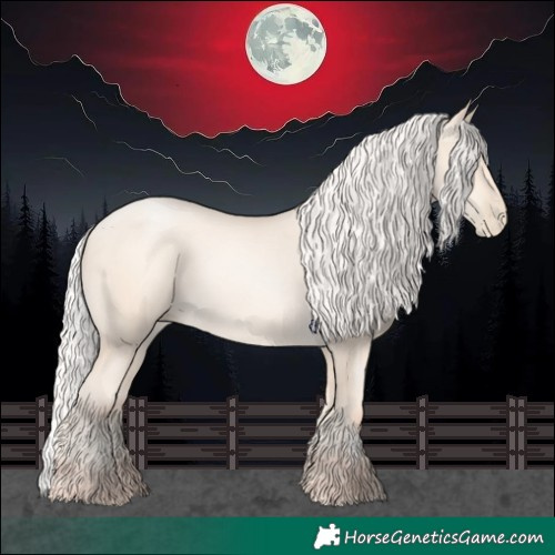 Horse Color:Silver Amber Cream Champagne Pearl 