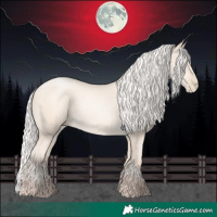 Horse Color:Silver Amber Cream Champagne Pearl 