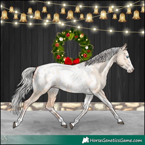 Horse Color:Silver Amber Champagne Pearl Dun Tobiano Blanket Rabicano  and Silver Amber Champagne Pearl Dun Splash Tobiano Blanket Rabicano 