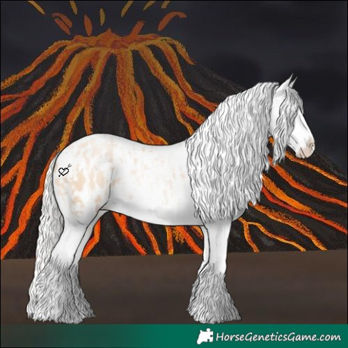 Horse Color:Silver Amber Champagne Pearl Dun Tobiano Appaloosa Rabicano  and Silver Amber Champagne Pearl Dun Splash Tobiano Appaloosa Rabicano 