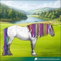 Horse Color:Gray Painted Silver Brown Ice Roan Dun Frame Blanket Rabicano 