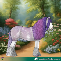 Horse Color:Watercolor White Spotted Buckskin Splash 