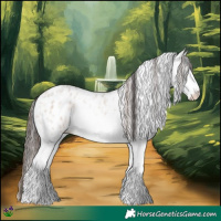 Horse Color:Bay Roan Dun Sabino Splash Leopard Rabicano