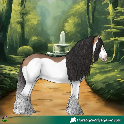 Horse Color:Bay Dun Splash Frame Rabicano 