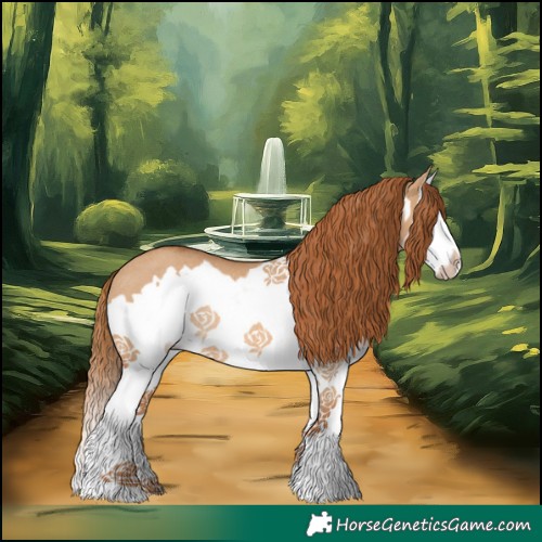 Horse Color:Red Dun Splash Frame Rabicano 