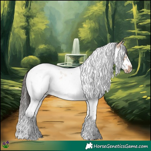 Horse Color:Bay Roan Dun Splash Tobiano Frame Rabicano 