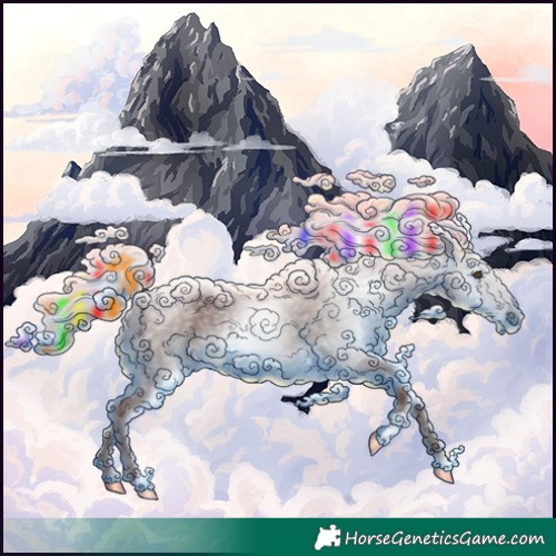 Horse Color:Gray Painted Chestnut 