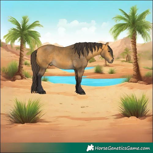 Horse Color:Buckskin 