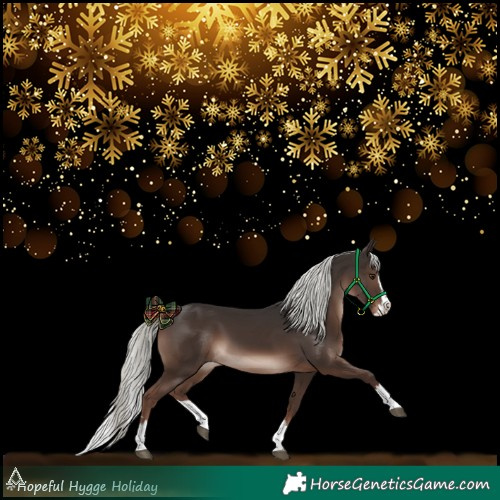 Horse Color:Liver Chestnut Mushroom Splash 