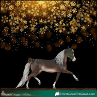 Horse Color:Liver Chestnut Mushroom Splash 