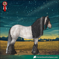 Horse Color:White Spotted Brown Roan Dun Brindle