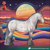 Horse Color:Nacre White Spotted Buckskin Roan Dun Varnish 