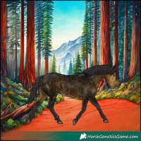 Horse Color:Void Buckskin Roan Rabicano 