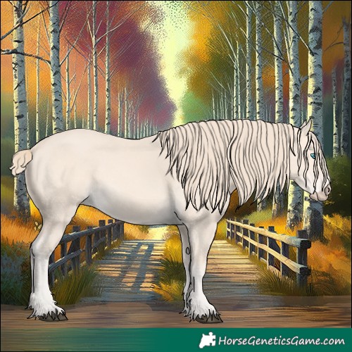 Horse Color:Perlino