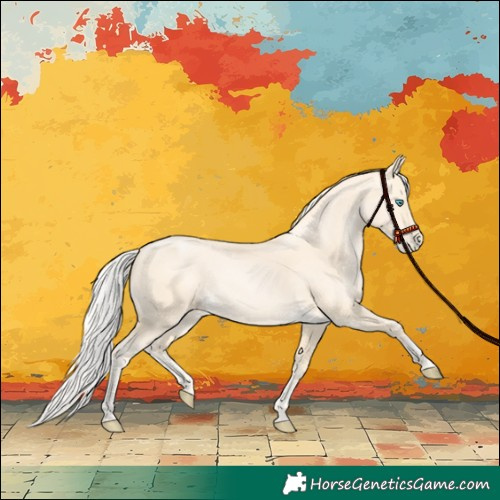 Horse Color:Silver Buckskin Pearl