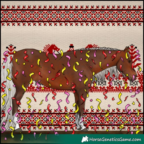 Horse Color:Silver Bay Tobiano 