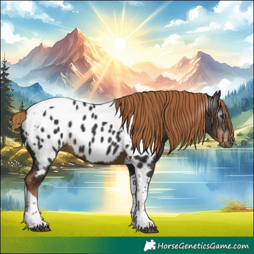 Horse Color:Gray Liver Chestnut Tobiano Appaloosa 