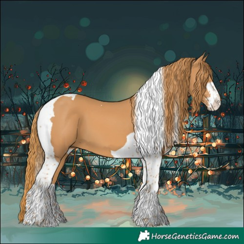 Horse Color:Chestnut Sabino Tobiano 