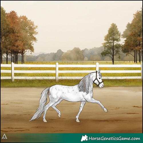 Horse Color:Silver Black Sabino Splash Appaloosa 