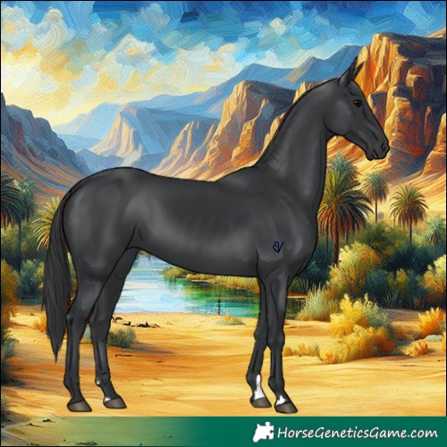 Horse Color:Black 