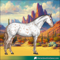 Horse Color:Chestnut Appaloosa 