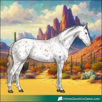 Horse Color:Chestnut Appaloosa 