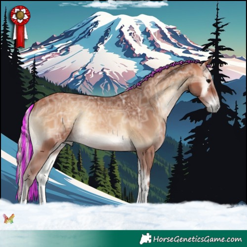 Horse Color:Painted Silver Bay Ice Onyx 