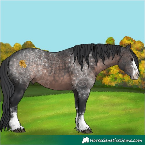 Horse Color:Platinum Brown 