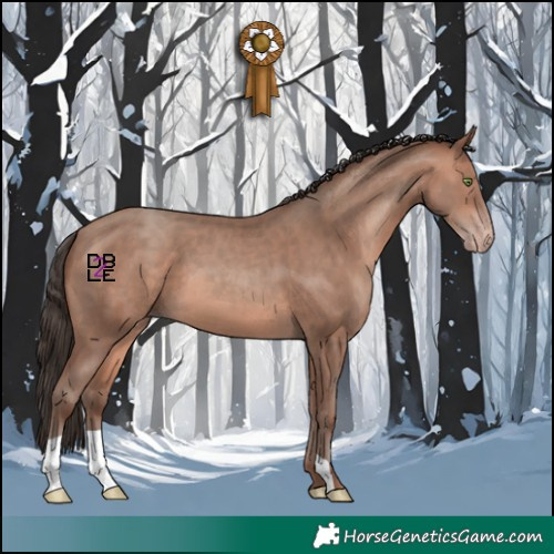 Horse Color:Sable Champagne Mushroom 