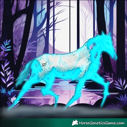 Horse Color:Thunderstruck Sable Champagne Roan Dun Splash 