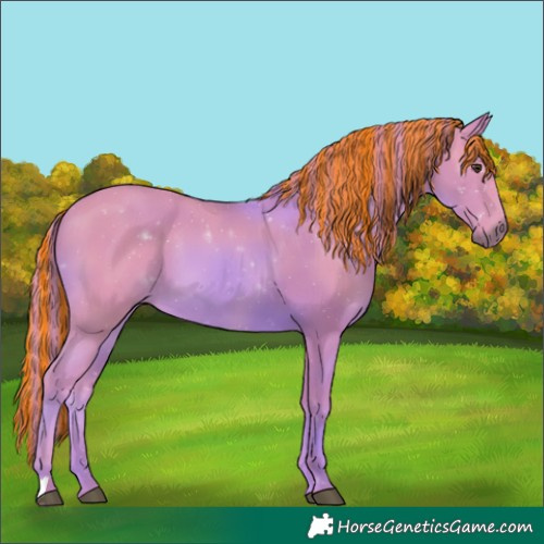 Horse Color:Painted Watercolor Chestnut 
