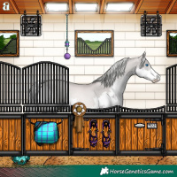 Horse Color:Platinum Chestnut Pearl Splash