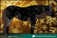 Horse Color:Void Liver Chestnut Ice Sabino Near Leopard 